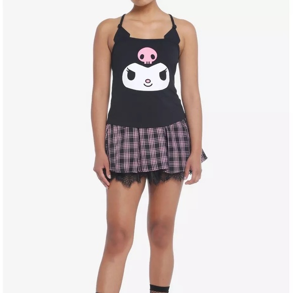 NWT🐈⬛Kuromi Bat 🦇 Wing Tank Top sz.XL Hello Kitty - Picture 4 of 4